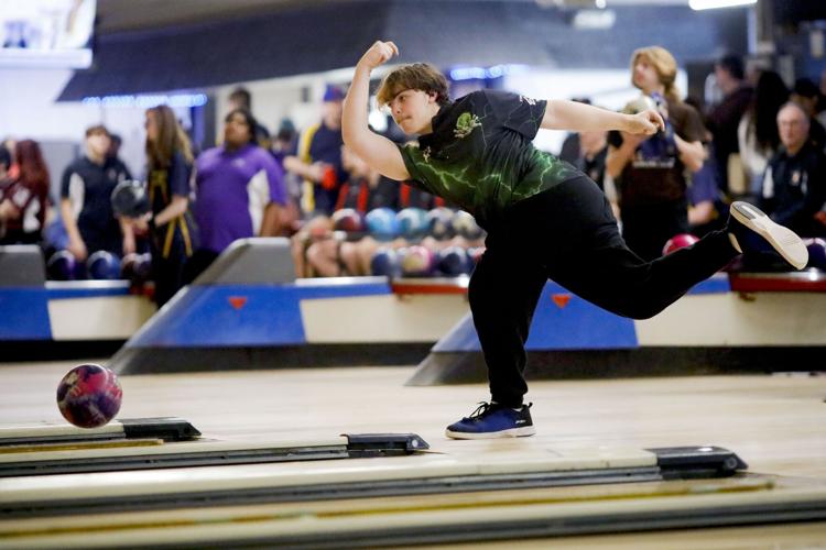 Parker Maguire bowling