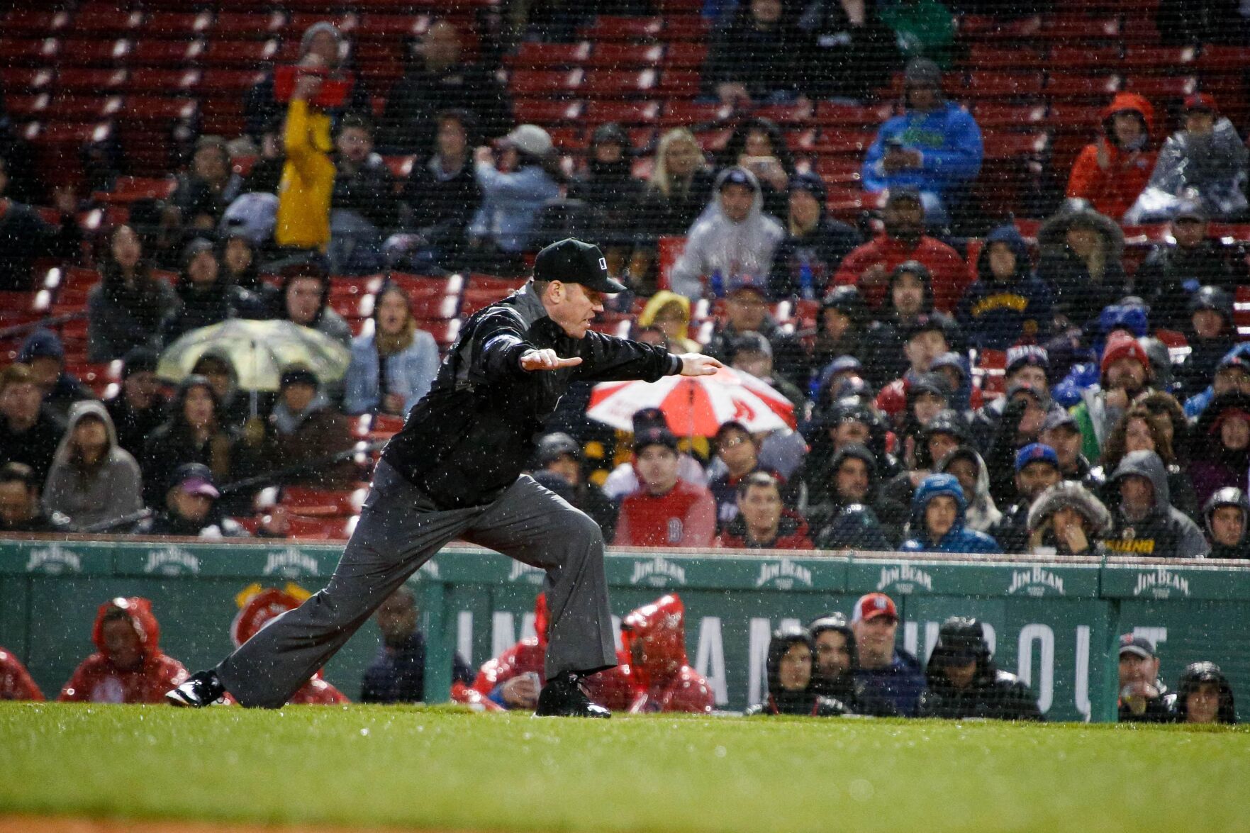 Watching Game 1 of the World Series? Look behind home plate for