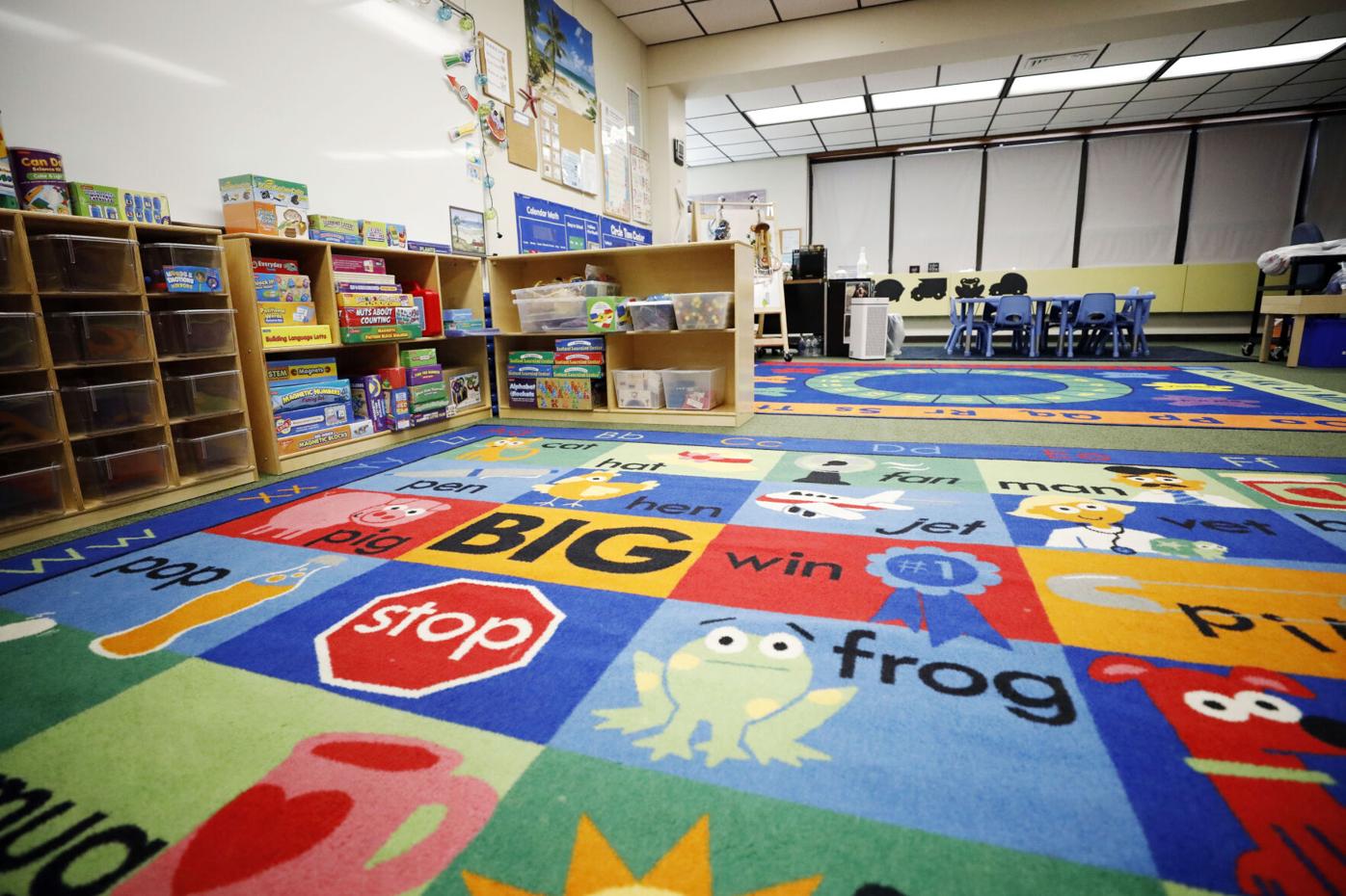 colorful young children's classroom