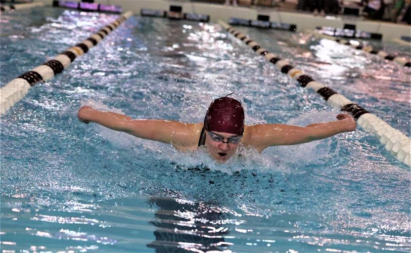 MIAA State Swim Meet Holmes' 6th place finish leads Monument Mountain