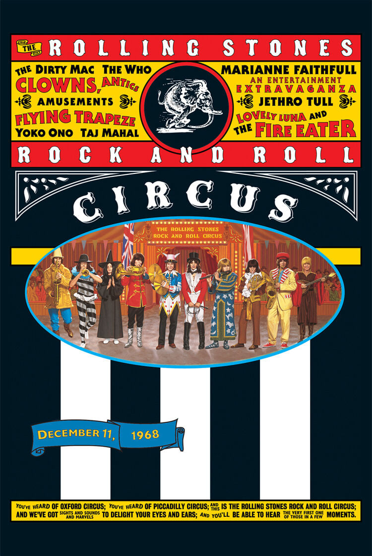 The Rolling Stones: Rock and Roll Circus' was filmed in 1968, so 
