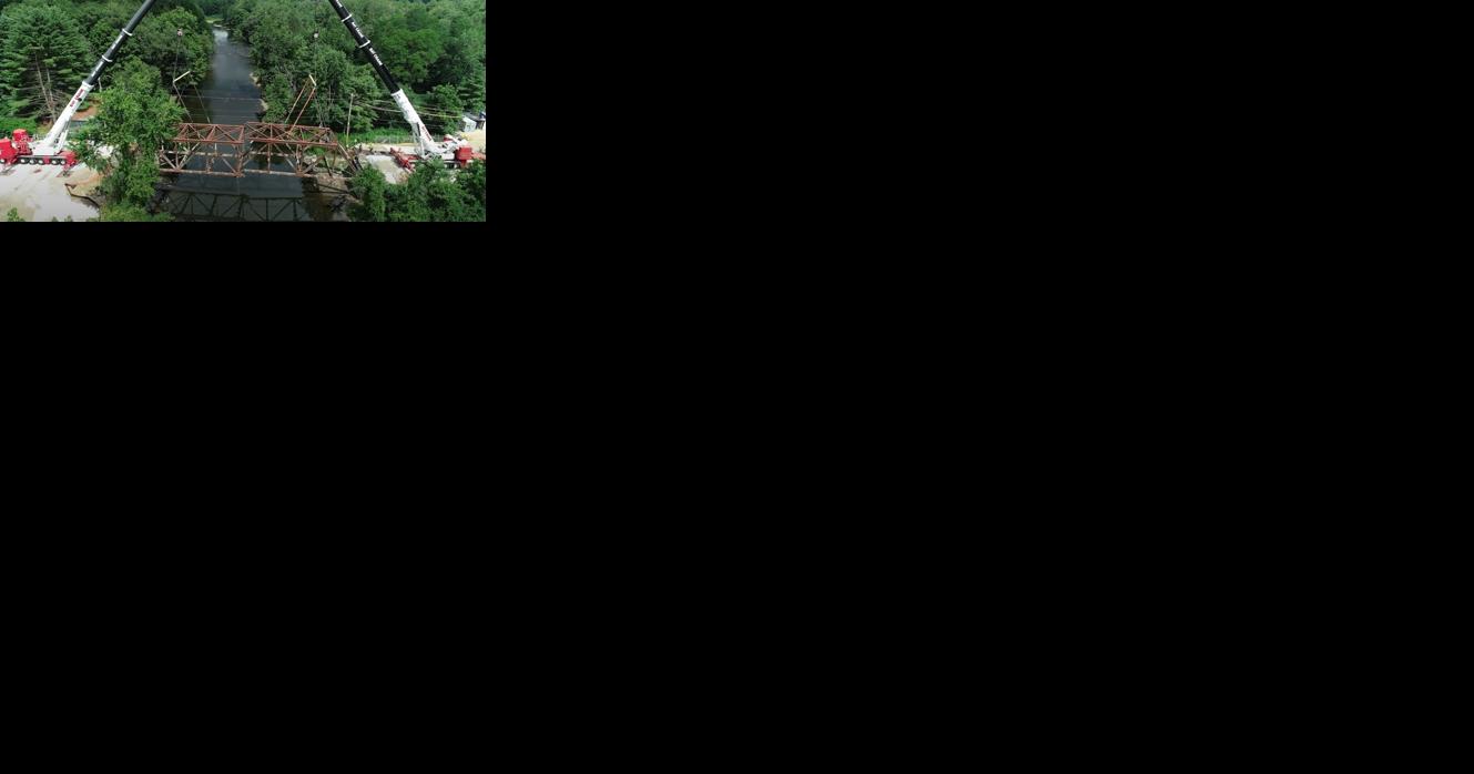 WATCH: Cranes lift Great Barrington's Division Street bridge up and out, ahead of a temporary span's arrival this fall - Vimarsana News