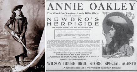 Annie Oakley aimed high with her Kentucky rifle in shows for Pittsfield and North Adams in 1895