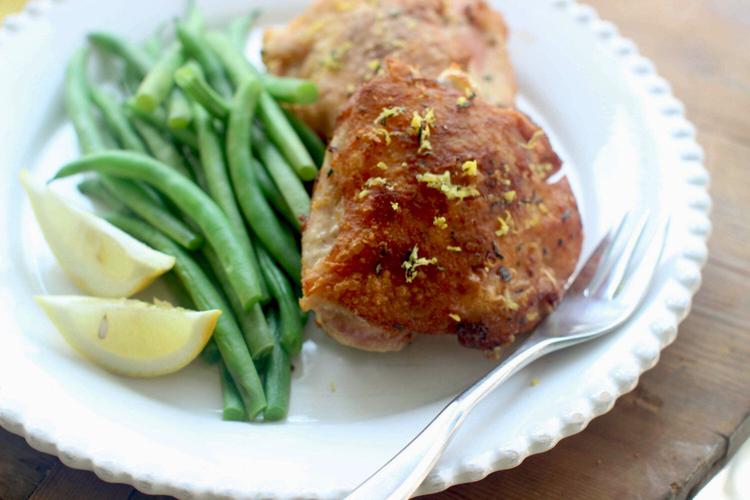 Robin Anish | Welcome spring with lemony braised chicken