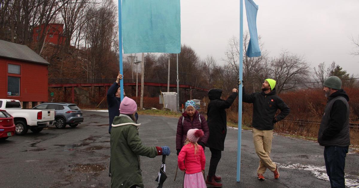 Hoosic River Revival wants to flag attention to its proposed riverwalk with a new design for a temporary public art display