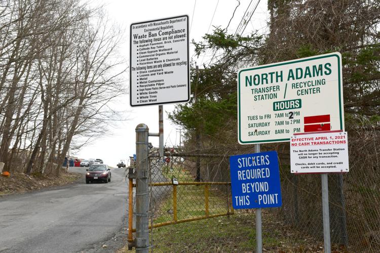 The entrance to the North Adams transfer station