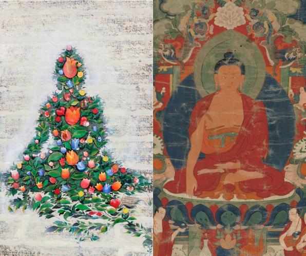 Two images of Buddha