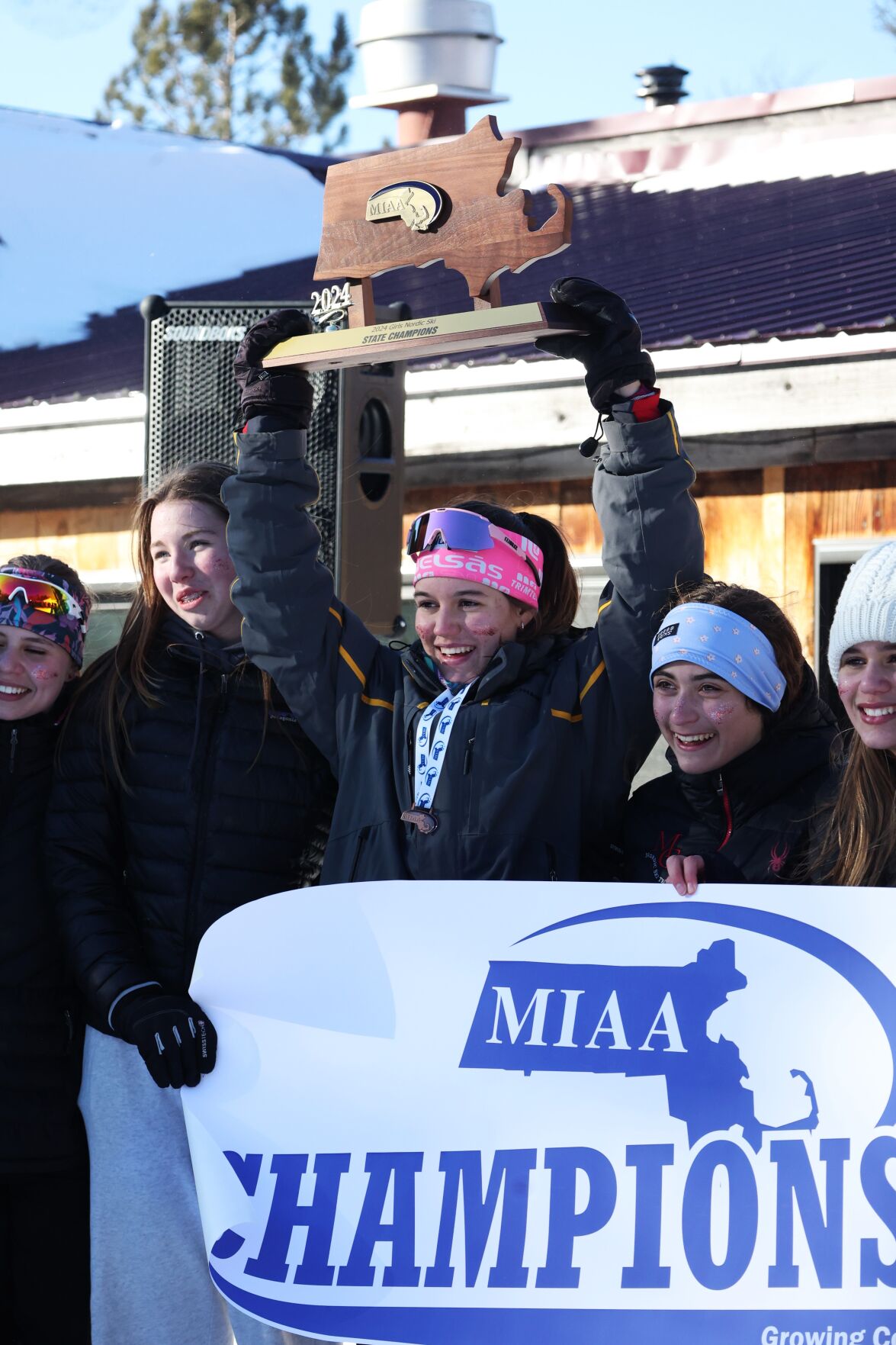 miller with trophy
