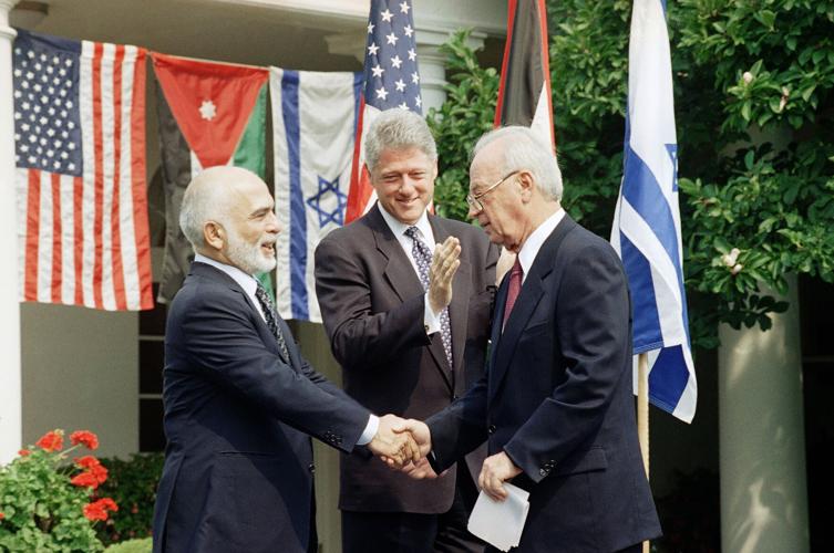 Bill Clinton, King Hussein, Yitzhak Rabin