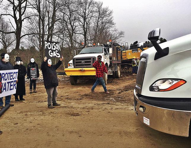 Tension mounts as stun gun, police dogs used at Sandisfield pipeline protest