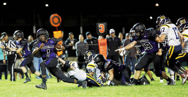 No. 10 Pittsfield football wins city rivalry game over No. 20