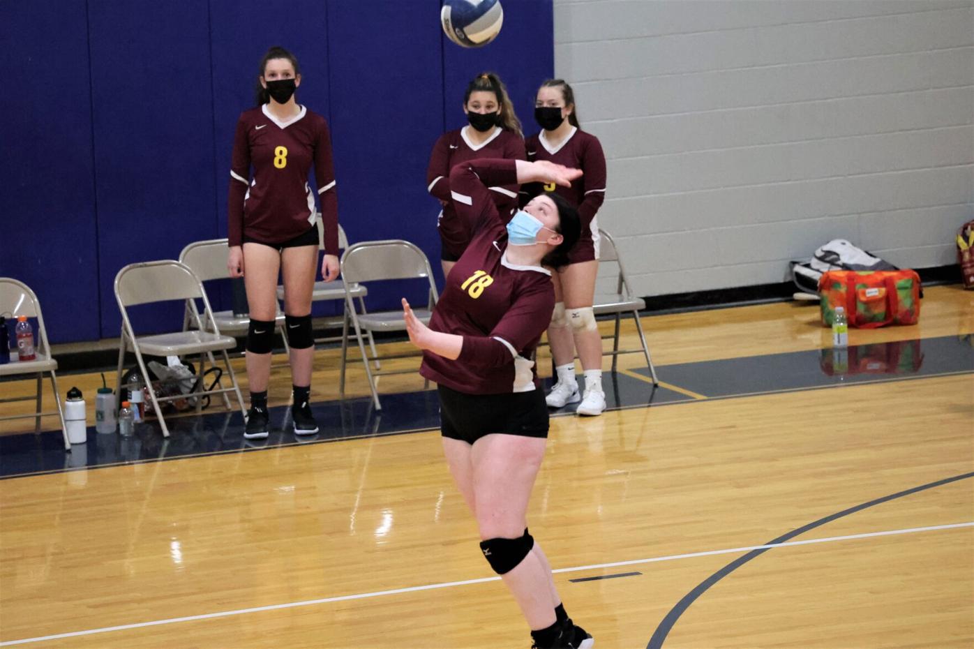 Danielle Miller stands up for a hit