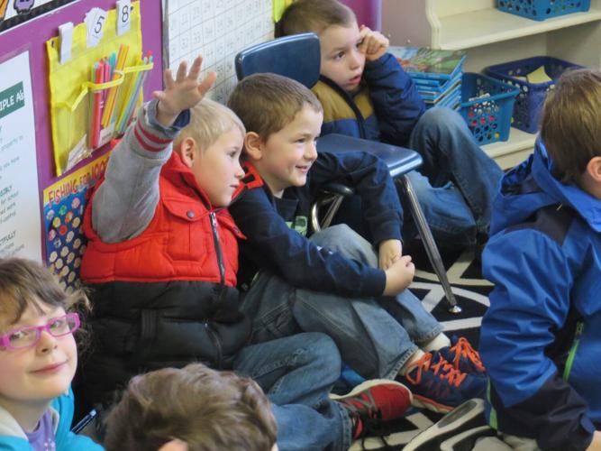 Classroom of the Week Allendale firstgraders work together to build their skills Archives