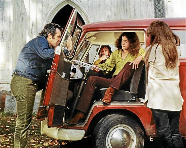 Arlo Guthrie in the VW bus