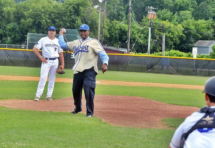 Negro Leagues legend Pedro Sierra throws out first pitch at North Adams