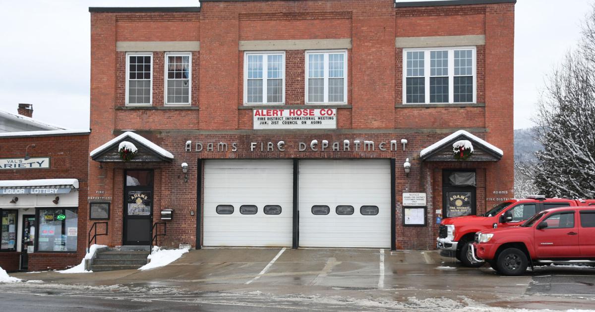 Adams Fire District contemplating new quarters and going to a full-time chief