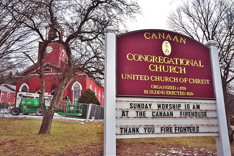 In Canaan, N.Y., a community rallies after Congregational Church fire
