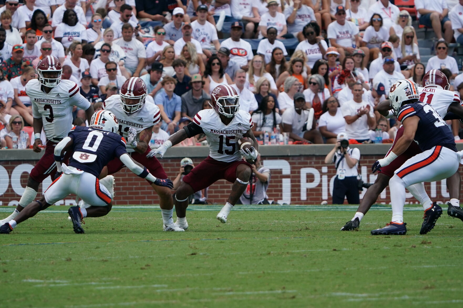 Kay'Ron Lynch-Adams stepping up as rushing leader for UMass