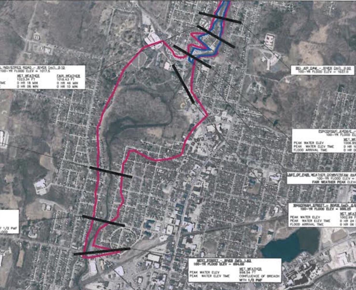 The Bel Air Dam in Pittsfield is in such bad shape the state is