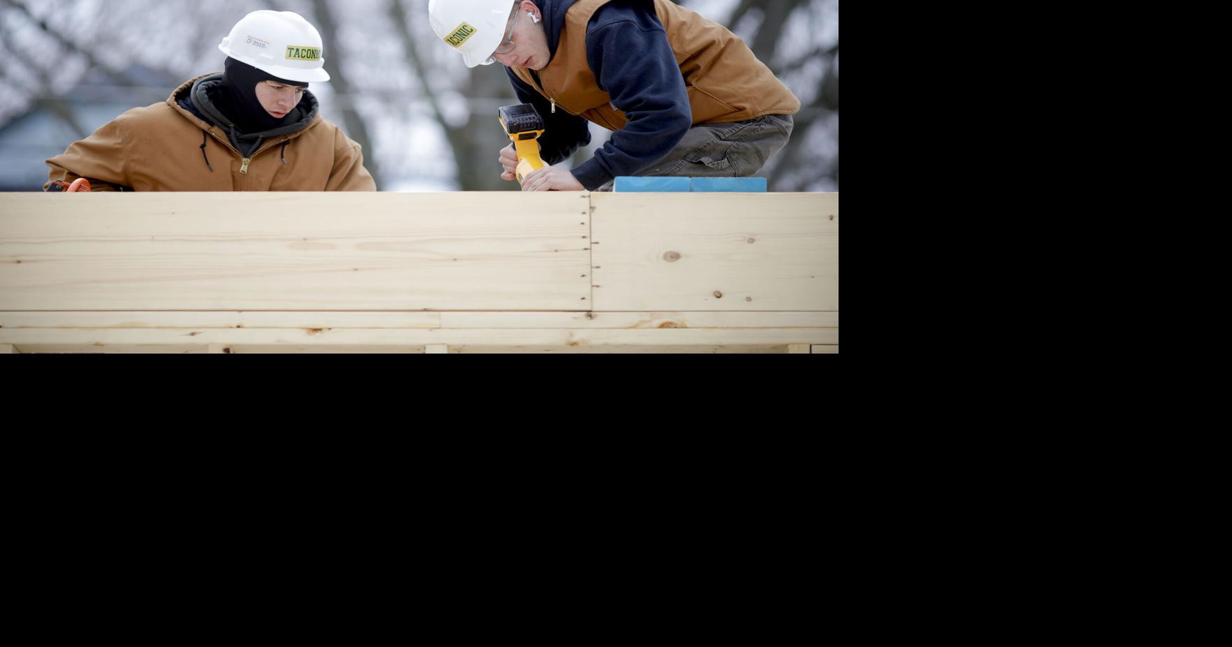 Taconic students partner with Habitat for Humanity to build a new home