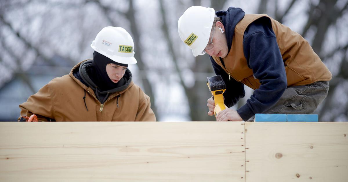 Taconic students partner with Habitat for Humanity to build a new home