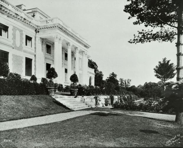 Facade of the Bellefontaine Mansion as originally designed in 1897, restored as part of the $37 million Canyon Ranch resort project