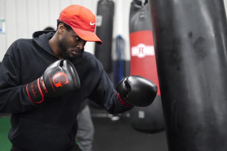 Professional boxer Jamer Jones