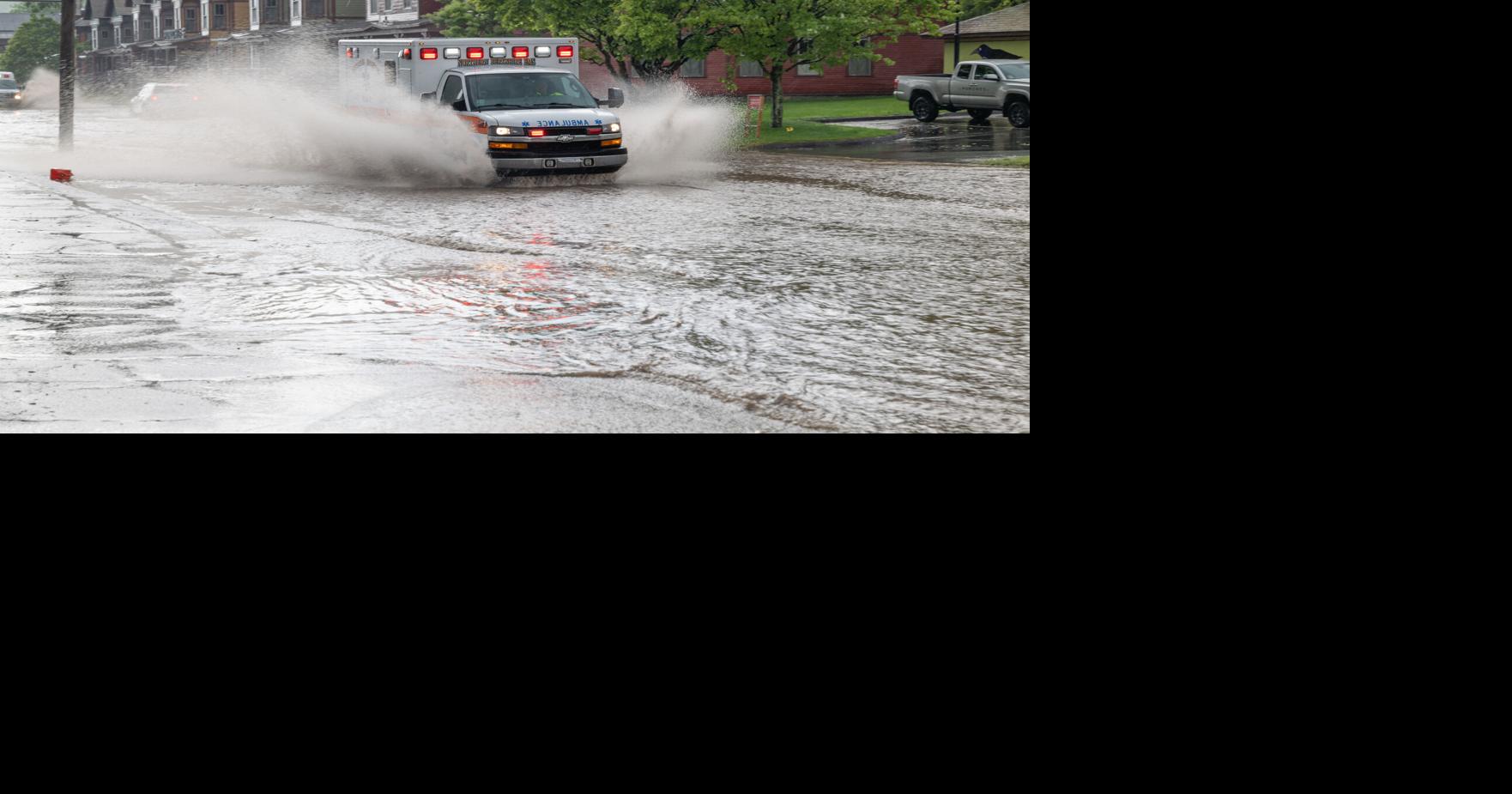 Storm brings 4 to 5 inches of rain, hail, flooding and a possible 'dust