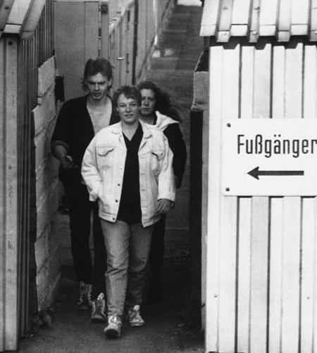 West Berliners Barred From Entering East 1989