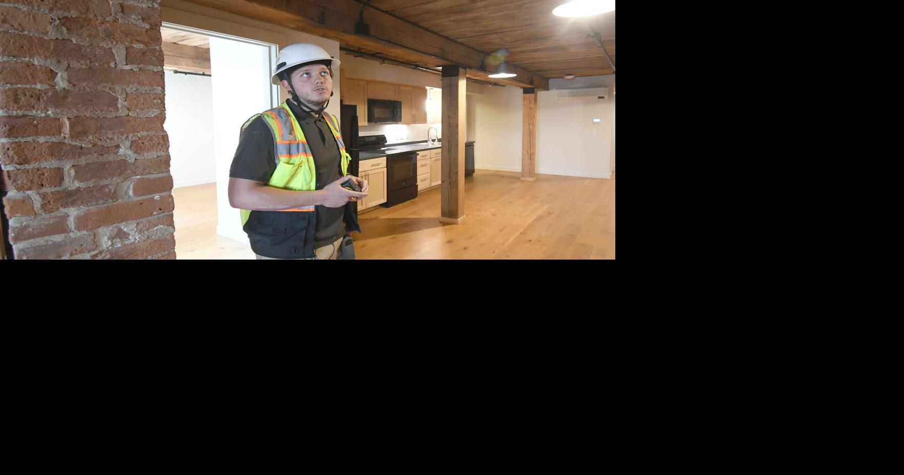 The Lofts at Eagle Mill in Lee are a month from move-in. Take a look inside