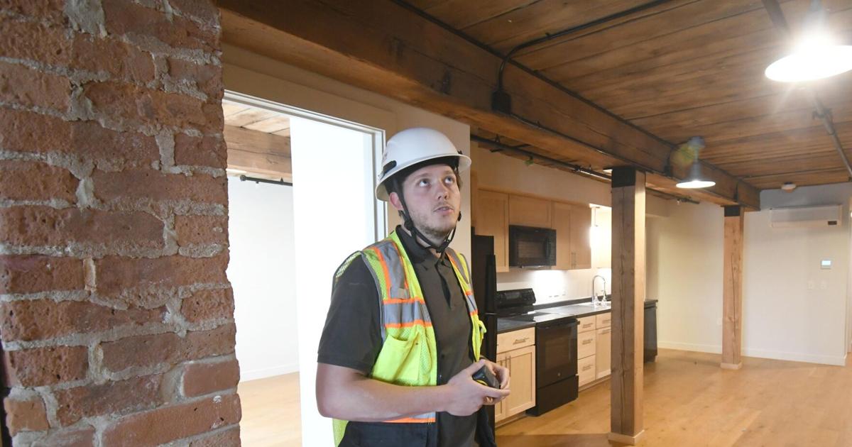 The Lofts at Eagle Mill in Lee are a month from move-in. Take a look inside