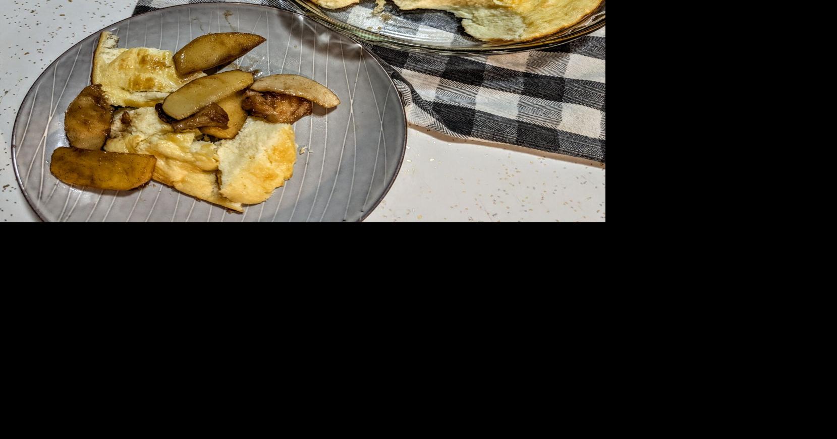 Warm up your fall table with sweet, buttery spoonbread and fried apples