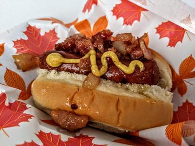 Famed local hot dog vendor, who always sold food the old-fashioned