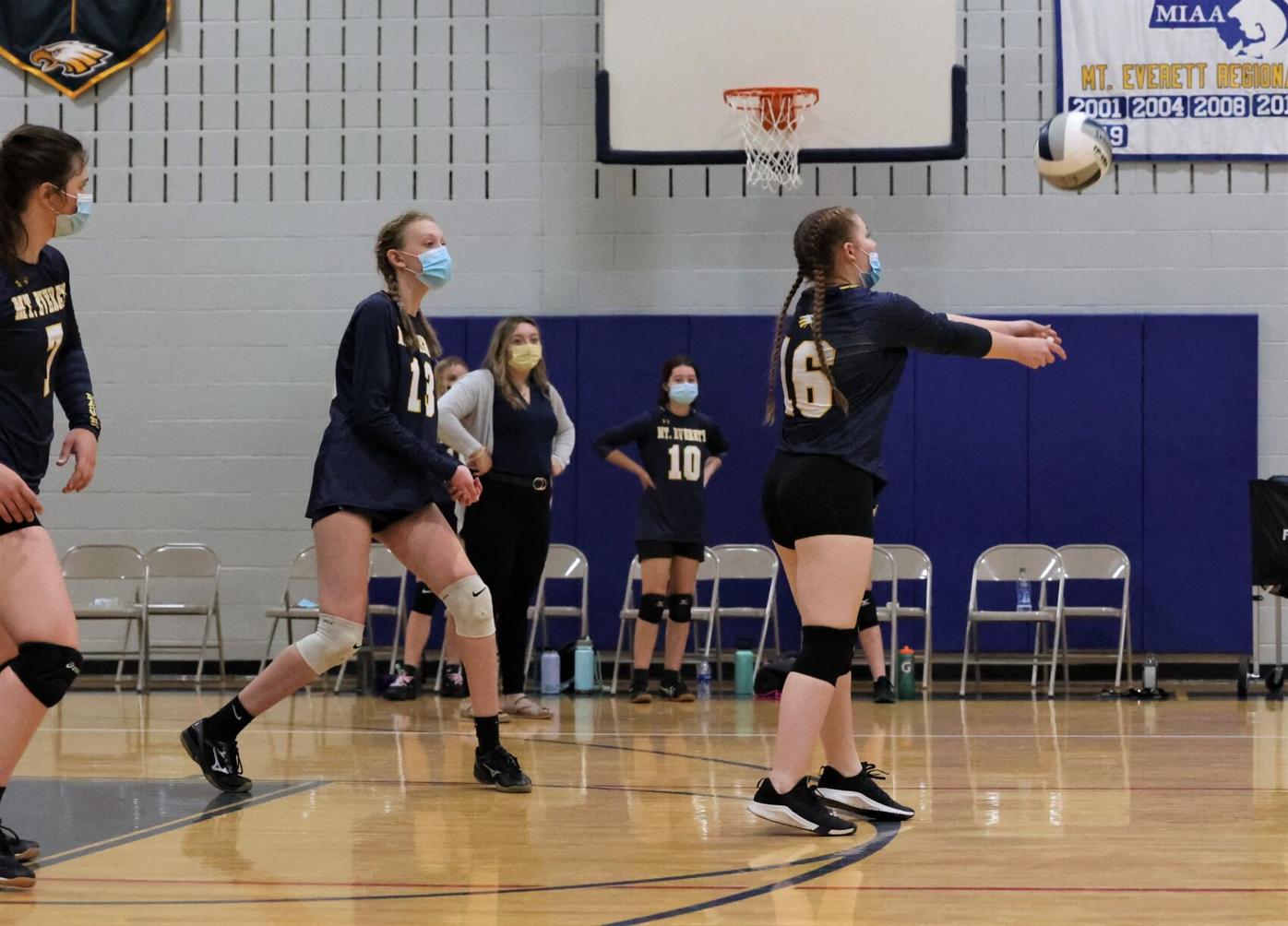 Kaila Martel toasts a pass