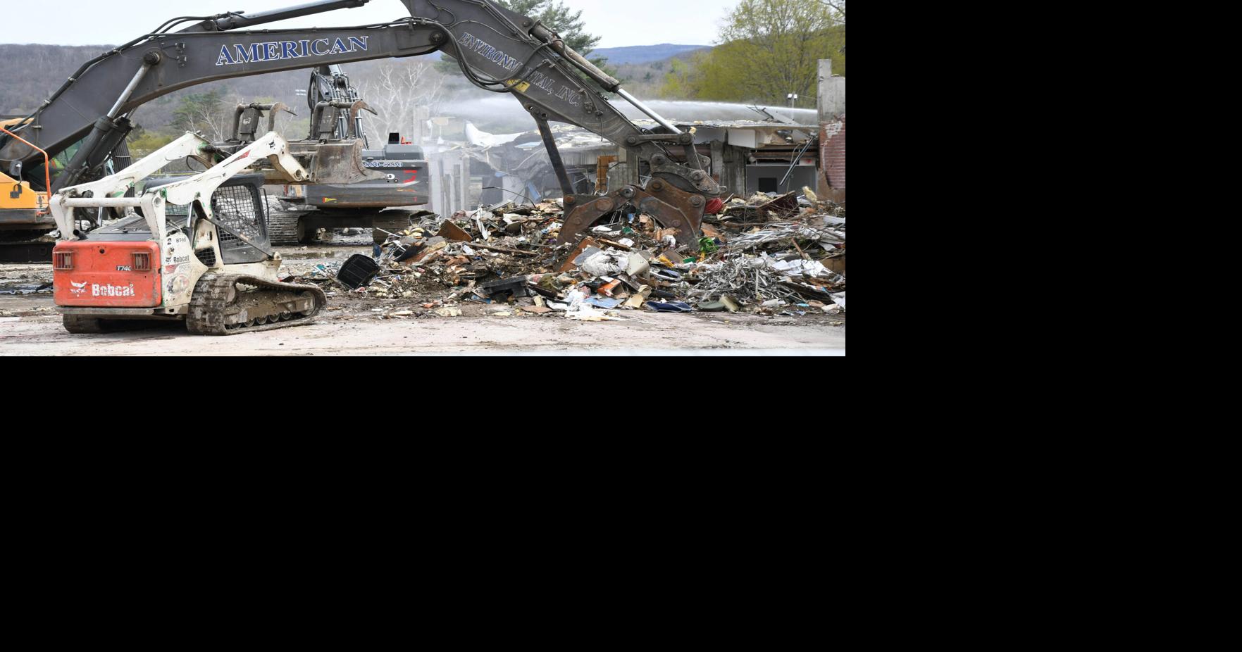 Greylock Elementary School demolition underway in North Adams