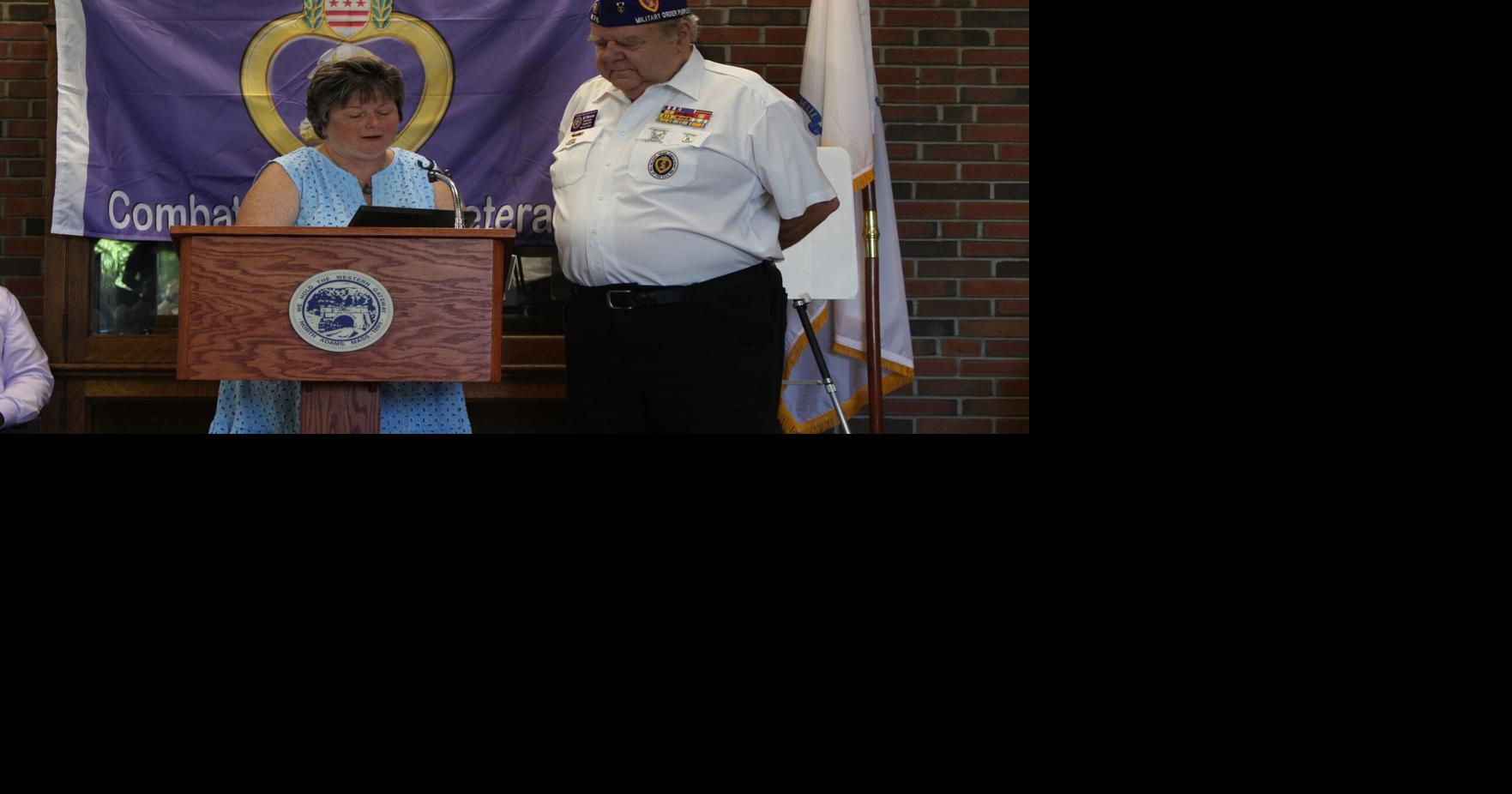 North Adams officially becomes a Purple Heart City, honoring local veterans. Here's what that means