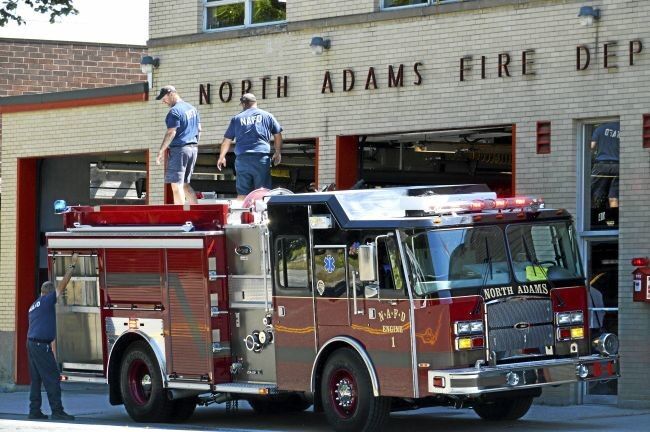 New North Adams fire engine arrives; built for steep terrain, pumping ...