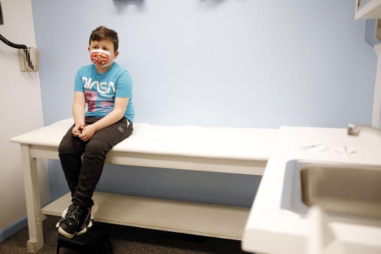 Asher Keay waits for covid vaccine (copy)