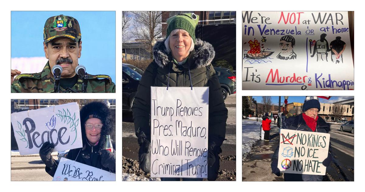 'Venezuela should be run by Venezuelans.' North Adams protesters push back at Maduro’s seizure; state Venezuelan leader applauds action
