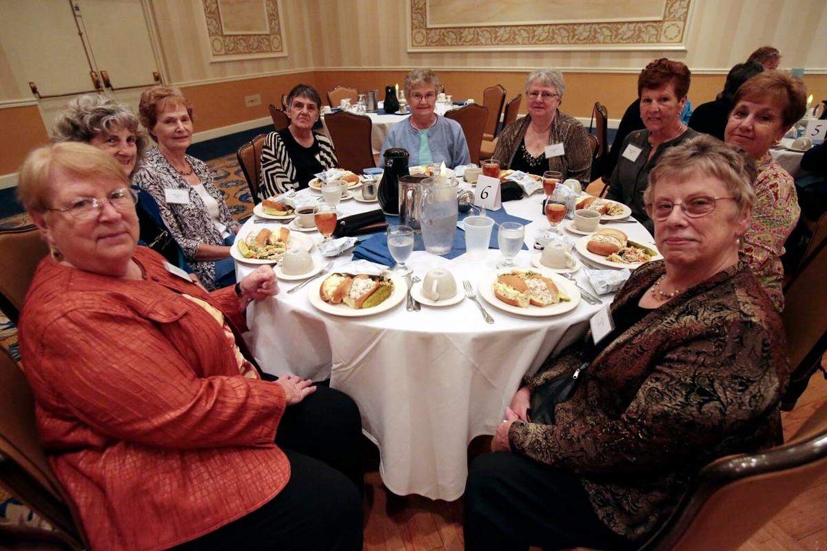 Alumni of St. Luke's Hospital School of Nursing enjoy first gathering