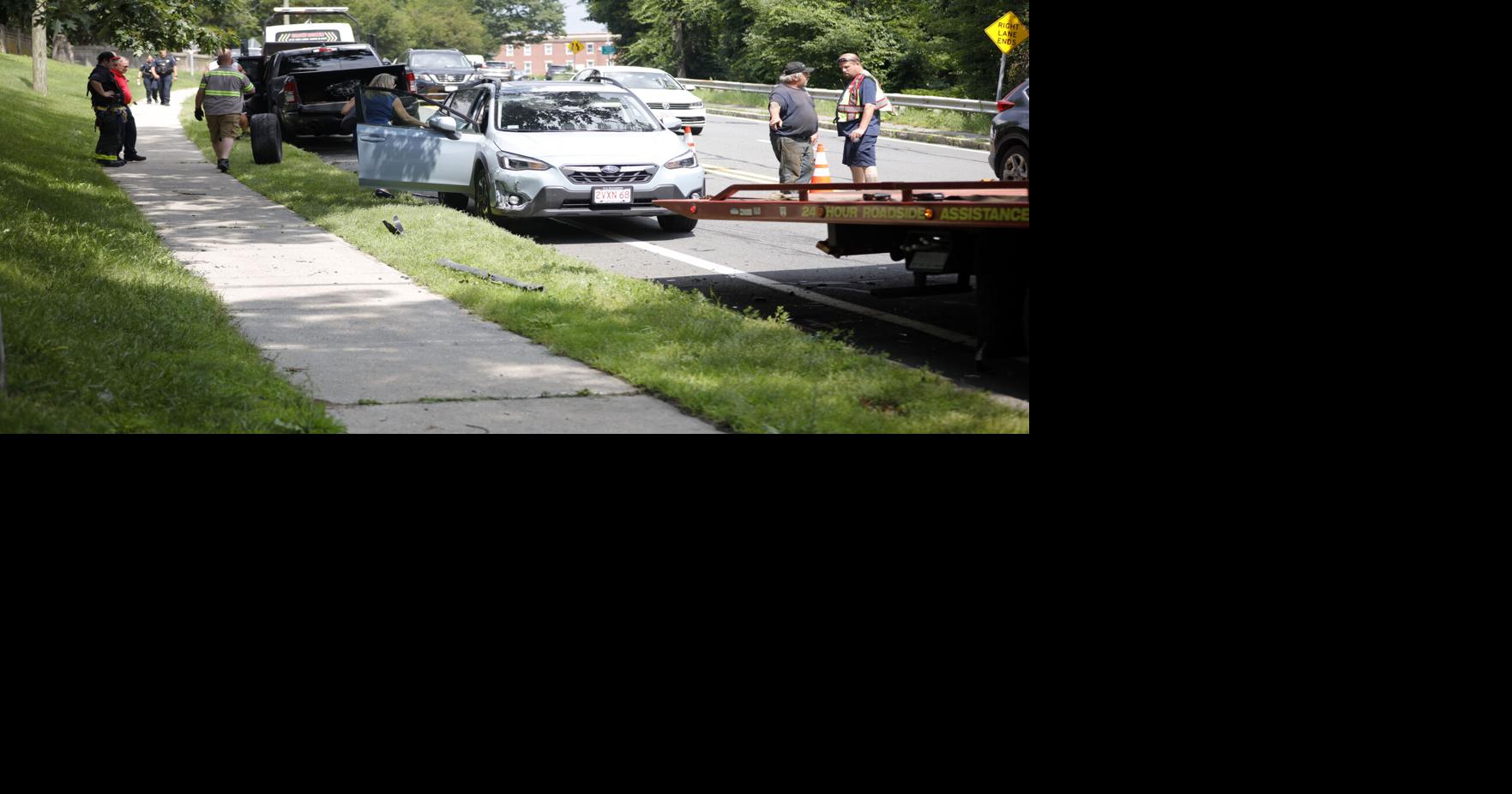 Three children escaped serious injury after a threecar crash in Dalton. One of the drivers was