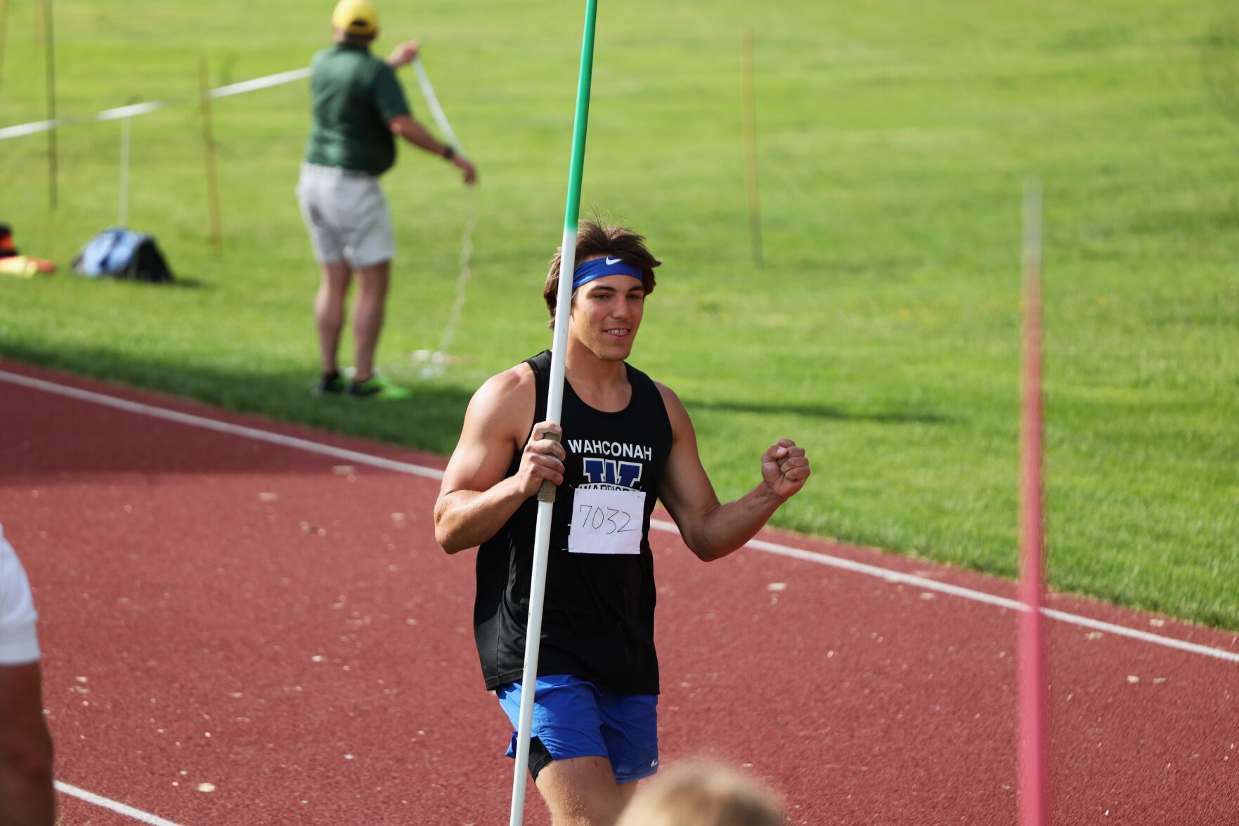 Payton Shippee fist pump