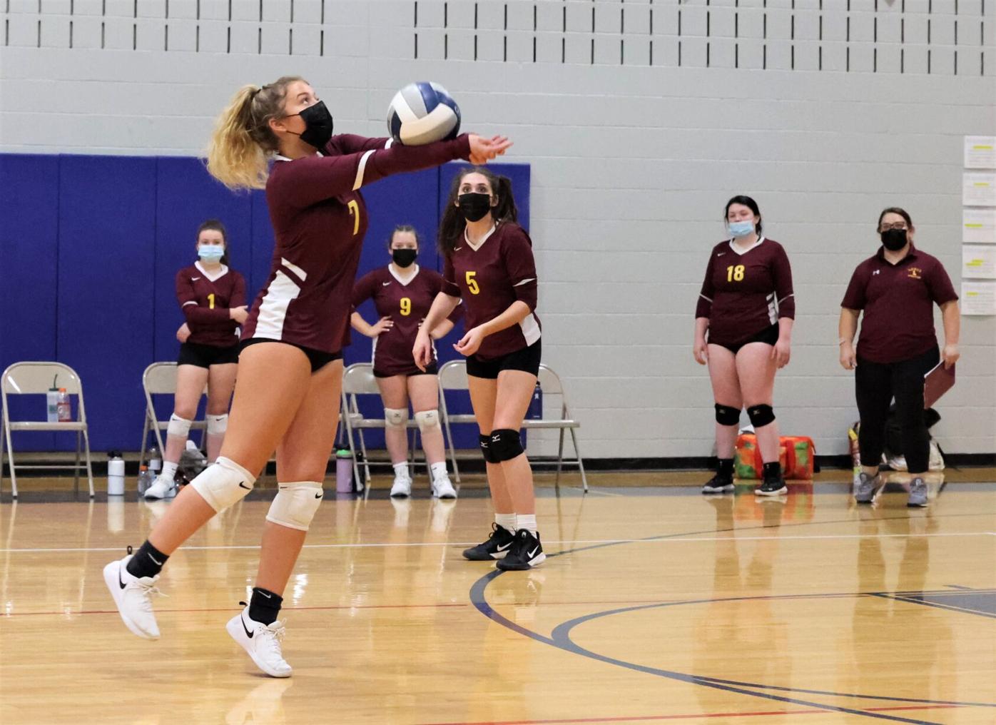 Kelly Nicotra kicks the ball