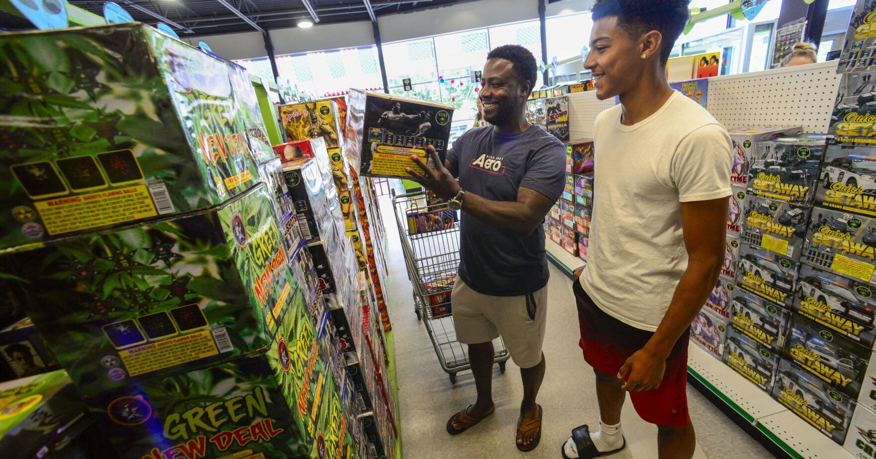 Residents travel across state lines to Area 51 Fireworks in Chesterfield, N.H., in anticipation of the Fourth of July - Vimarsana News