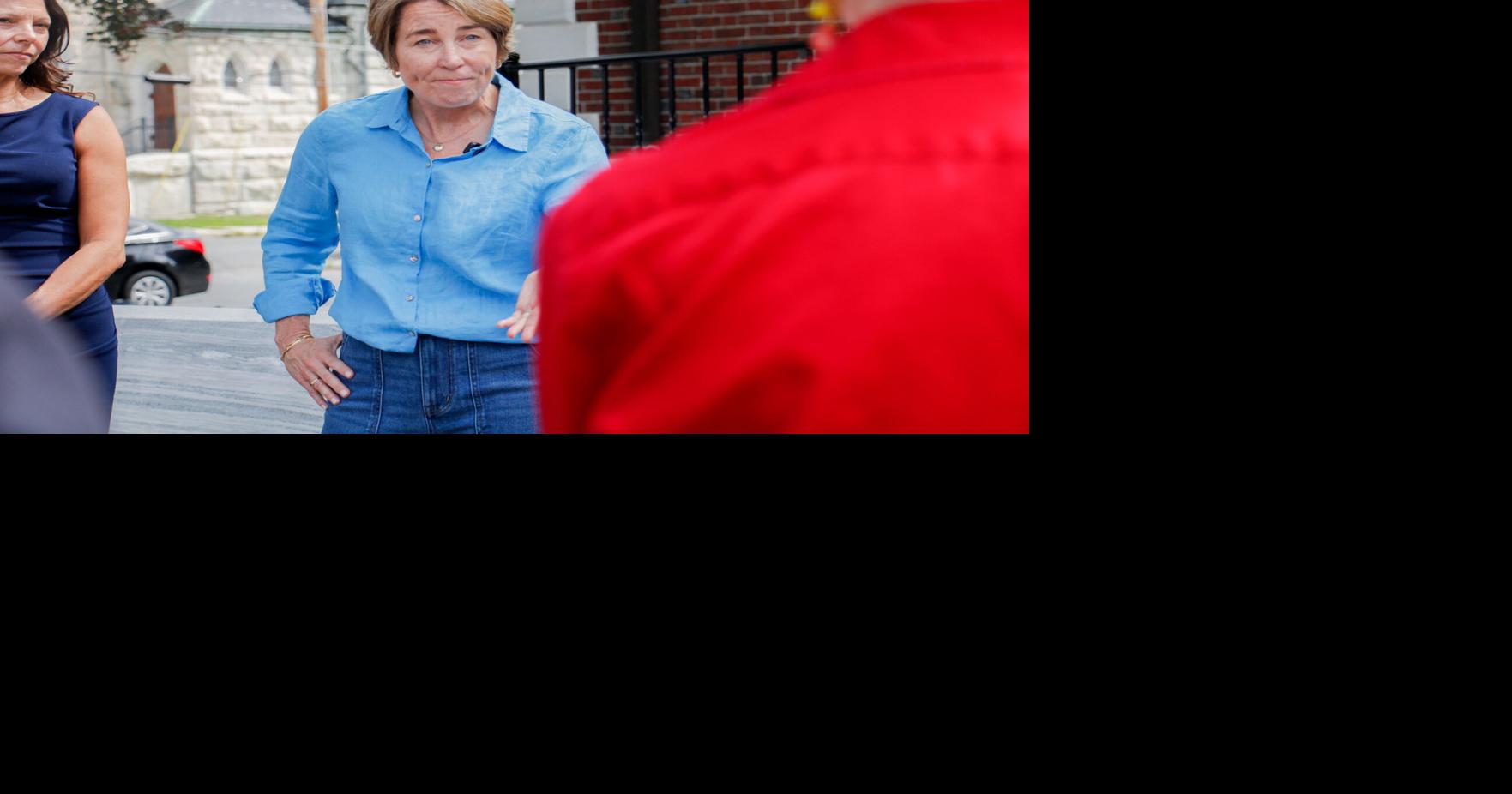 In Berkshire campaign stops, Healey says affordability remains a top challenge