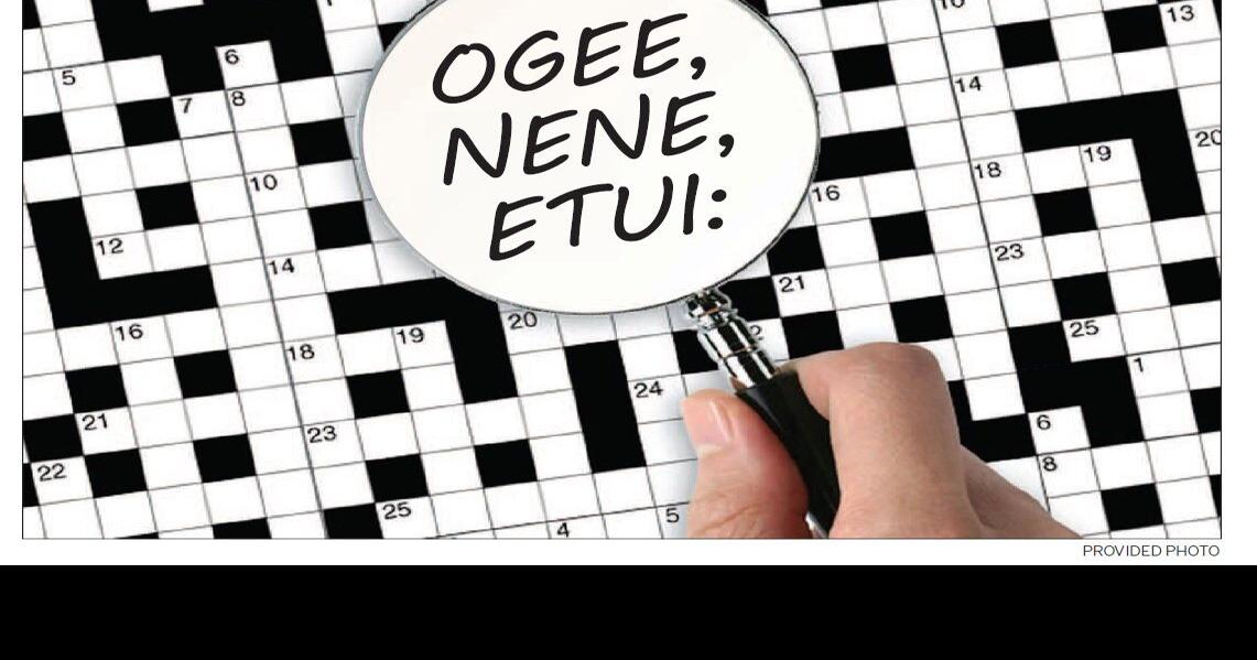 Ogee, nene, etui: An acrossionado's peculiar vocabulary ...