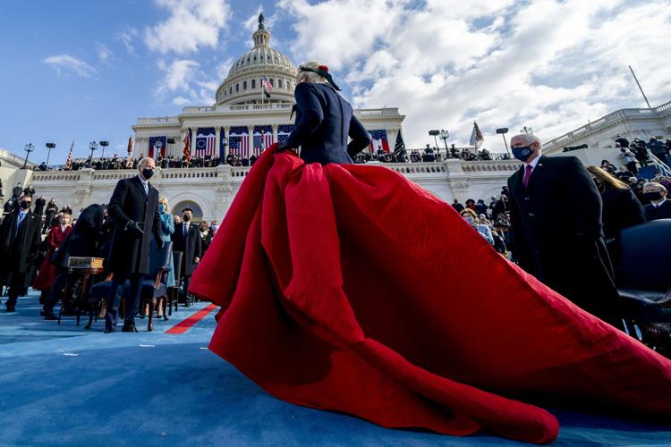 Lady Gaga performs at the Presidential Inauguration