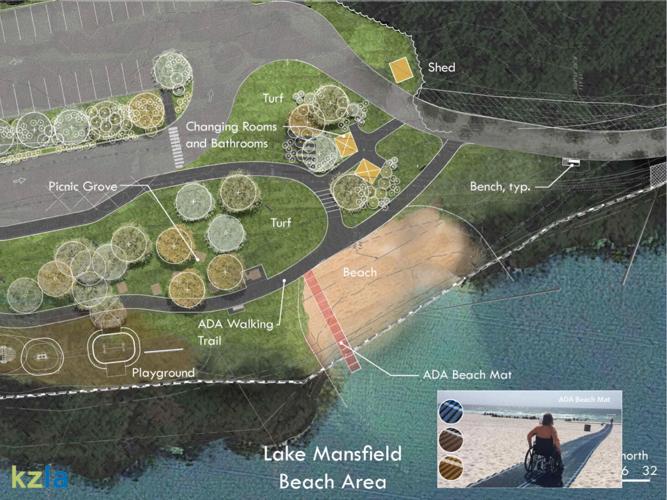 Lake Mansfield beach design plans