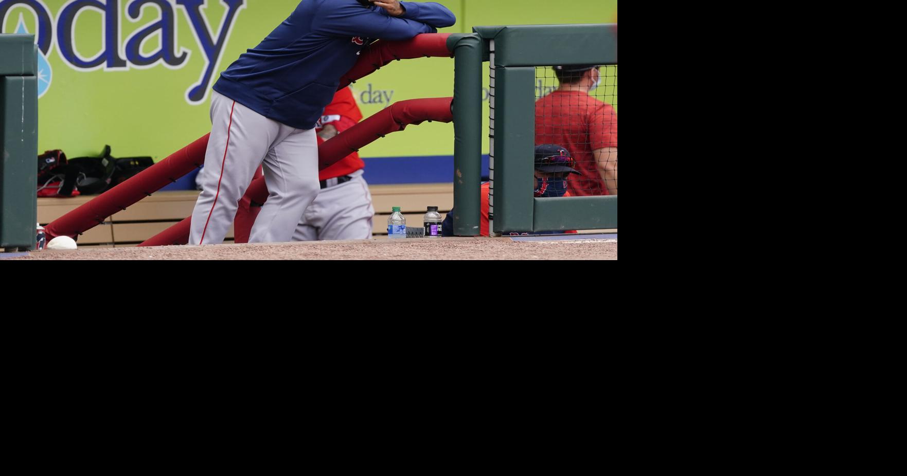 Boston Red Soxs Alex Verdugo Watches Editorial Stock Photo - Stock Image