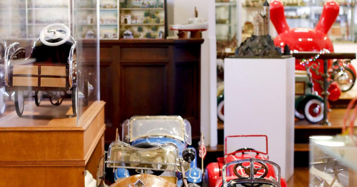 Toy pedal cars from the 1920s